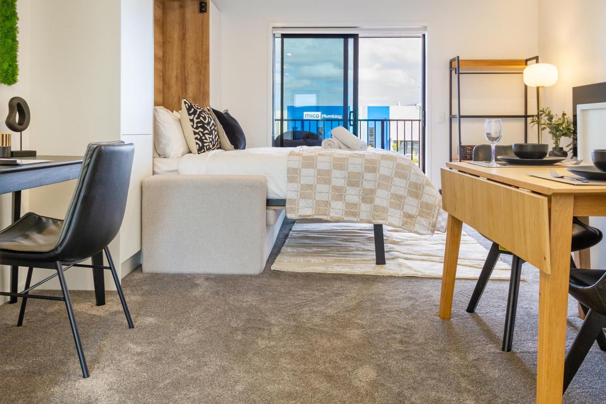 Prime Locale: Studio With Balcony Christchurch Esterno foto